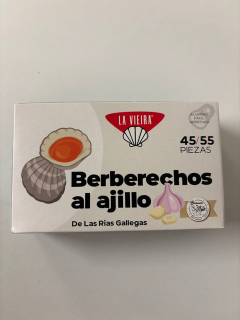 Berberechos al Ajillo